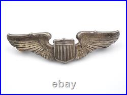 Original WWII US Army Air Force Pilot 3 Wings Sterling Luxemberg