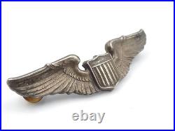 Original WWII US Army Air Force Pilot 3 Wings Sterling Luxemberg