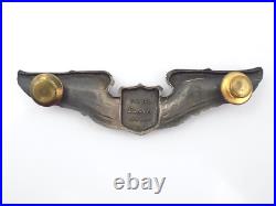 Original WWII US Army Air Force Pilot 3 Wings Sterling Luxemberg