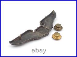 Original WWII US Army Air Force Pilot 3 Wings Sterling Luxemberg