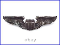 Original WWII US Army Air Force Pilot Sterling 3 Wings