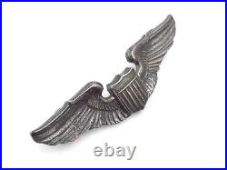 Original WWII US Army Air Force Pilot Sterling 3 Wings