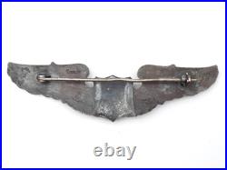 Original WWII US Army Air Force Pilot Sterling 3 Wings Beverlycraft