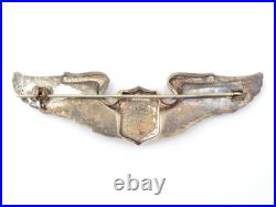 Original WWII US Army Air Force Pilot Wings 3 Sterling AmCraft