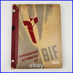 Original WWII US Army Air Forces Bombardiers' Information File BIF 1945