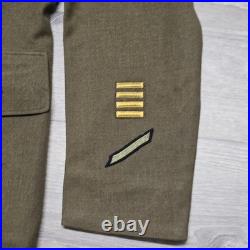 Original WWII US Army Air Forces Service Coat 1942 Dated 40L Wool Uniform Jacket