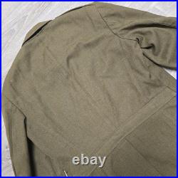 Original WWII US Army Air Forces Service Coat 1942 Dated 40L Wool Uniform Jacket