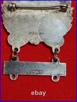 Original WWII US Army Air Forces USAAF Sterling Technician Badge AP Mechanic 19G