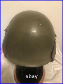 Original WWII WW2 US Army Air Force AAF M3 Flak Helmet Bomber Gunner