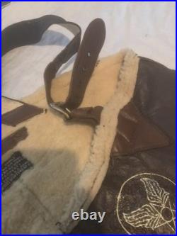 Original WWII WW2 US Army Air Force B-1 Sheepskin Leather Flight Trousers Pants