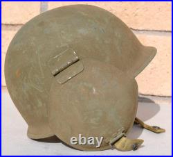 Original Ww2 Us Army Air Force Usaaf M3 Bomber Pilot/crew Flak Protection Helmet