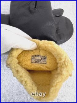 Original Wwii Us Army Air Force A-9 Flying Leather Gloves Pair