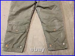 Original Wwii Us Army Air Force Aac Aaf A10 Flight Trousers-large 36 Waist