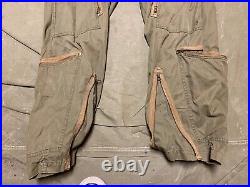 Original Wwii Us Army Air Force Corp Aaf Type K-1 Summer Flying Suit-40r