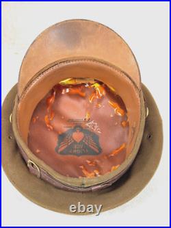 Original Wwii Us Army Air Force Enlisted Crusher Visor Cap By Flight Ace