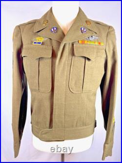 Original Wwii Us Army Air Force Ike Jacket 8th & 9th Air Force Patches Dated