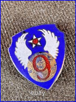 Original Wwii Us Army Air Force Ike Jacket 8th & 9th Air Force Patches Dated