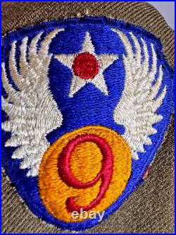 Original Wwii Us Army Air Force Ike Jacket 8th & 9th Air Force Patches Dated