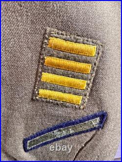 Original Wwii Us Army Air Force Ike Jacket 8th & 9th Air Force Patches Dated