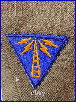Original Wwii Us Army Air Force Ike Jacket 8th & 9th Air Force Patches Dated
