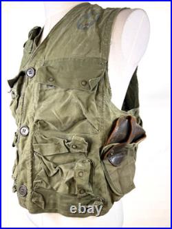 Original Wwii Us Army Air Forces Type C-1 Survival Vest With Holster (jhb)