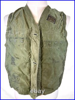 Original Wwii Us Army Air Forces Type C-1 Survival Vest With Holster (jhb)