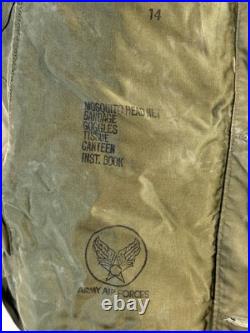 Original Wwii Us Army Air Forces Type C-1 Survival Vest With Holster (jhb)