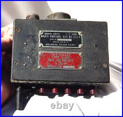 P-51 US Army Air Force Radio Control Box Type BC-602A For The SCR-522 VHF Radio