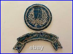 Pk903 Original WW2 US Army Air Force 1419th Air Transport Command Rome Patch L2A