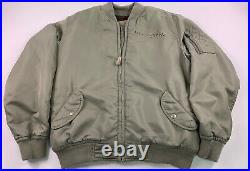 Polo Ralph Lauren MA-1 Military Army US Air Force Flight Bomber Jacket Large