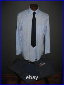 Post WW2 US Army Air Force Uniform Tunic Jacket Shirt Pants Belt Tie Cap