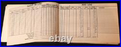 Post-WWII US Army Air Forces Flight Log Pilot'Frederick H. Curtis' 1949 1953