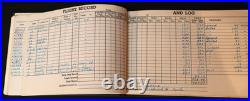 Post-WWII US Army Air Forces Flight Log Pilot'Frederick H. Curtis' 1949 1953