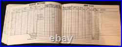 Post-WWII US Army Air Forces Flight Log Pilot'Frederick H. Curtis' 1949 1953