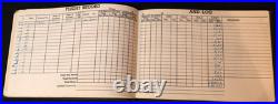 Post-WWII US Army Air Forces Flight Log Pilot'Frederick H. Curtis' 1949 1953