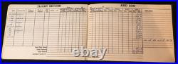 Post-WWII US Army Air Forces Flight Log Pilot'Frederick H. Curtis' 1949 1953