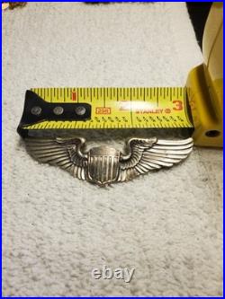 Pre WWII U. S Army Air Force Wing for Pilot Sterling by Amcraft