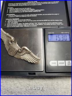 Pre WWII U. S Army Air Force Wing for Pilot Sterling by Amcraft