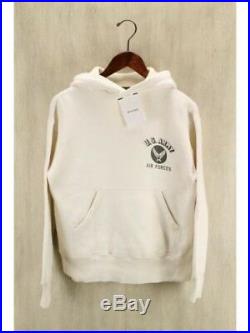 REAL McCoyS Hoodie U. S. ARMY AIR FORCES Long sleeve Cotton White Men's Japan F/S