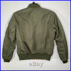 Ralph Lauren Polo Large MA-1 Military Army US Air Force Bomber Pilot Jacket