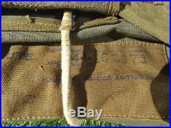 Rare 1944 Type A-4 Us Army Air Force Emergency Parachute Canvass Bag