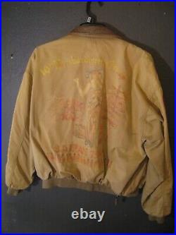 Rare 1987 Army Air Forces Type A-2 Avirex Jacket Size XL Girl