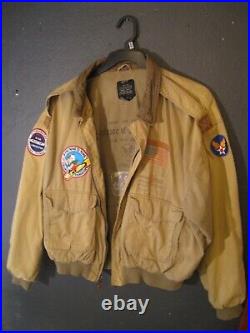 Rare 1987 Army Air Forces Type A-2 Avirex Jacket Size XL Girl