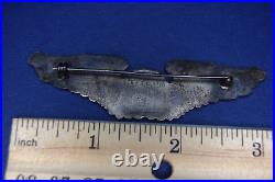 Rare Authentic WWII GEMSCO STERLING Observer Wing U. S. Army Air Forces AAC AAF
