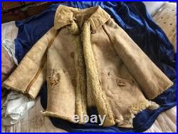 Rare Original WW2 US Army Air Force Type B-7 Shearling Parka Jacket Damage AS-IS