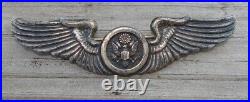 Rare Sterling Beverly Craft WWII US Army Air Forces 3 Air Crew Wings Beverlycra