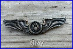 Rare Sterling Beverly Craft WWII US Army Air Forces 3 Air Crew Wings Beverlycra