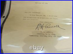 Rare WW2 US Army Air Force General H. H. Arnold Letter to KIA AF Officer Family