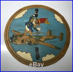 Rare WW2 WWII US Army Air Force Patch 485th Bomber Group Disney