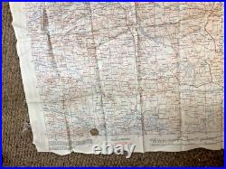 Rare WWII US AAF Army Air Force Cloth Charts No. 34 & 35 SE / NE China 1944